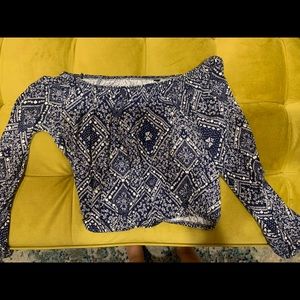 Over the shoulder top